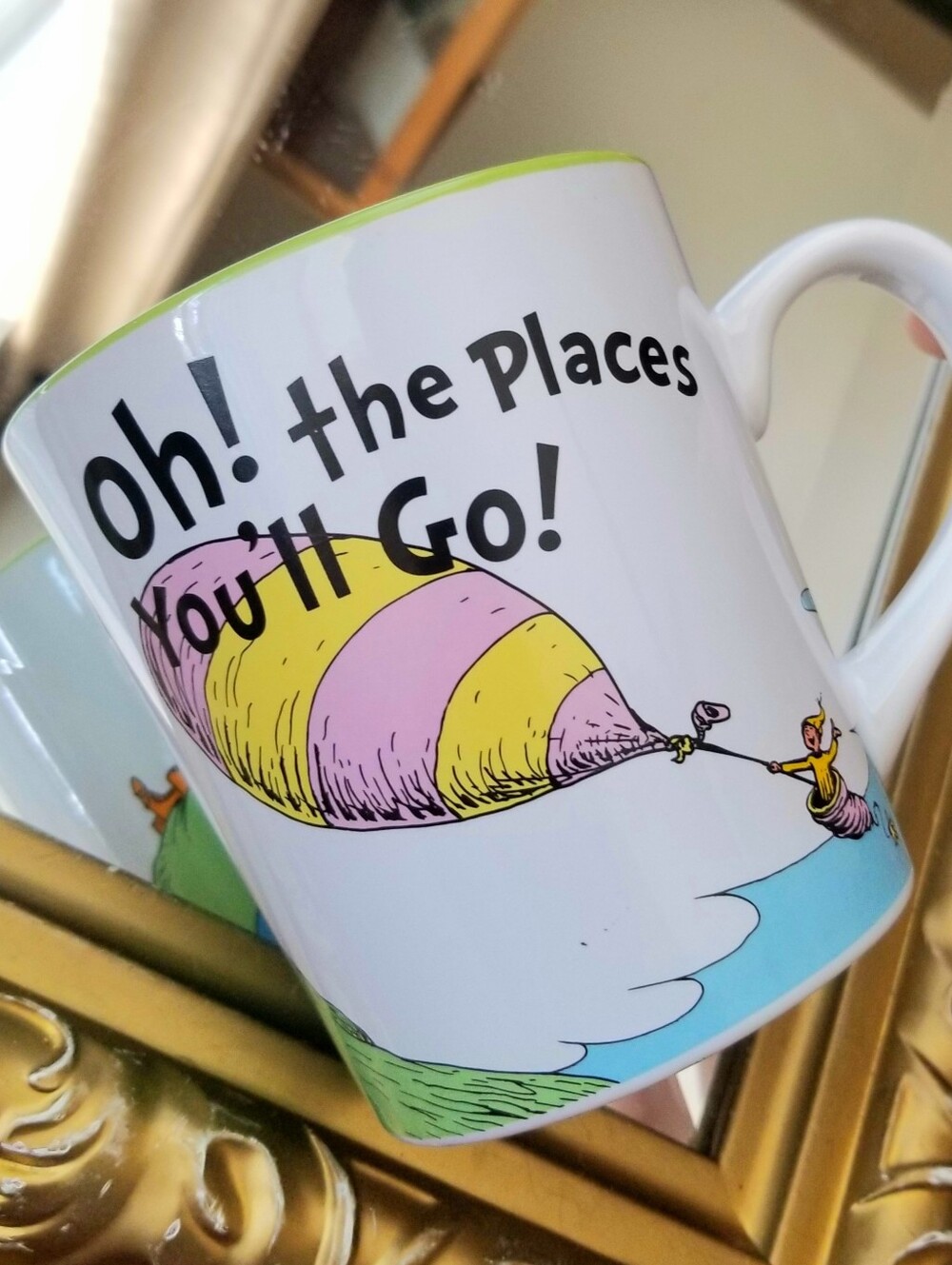 ❗Dr. Seuss, "Oh! The Places You'll Go" Illustration Mug❗